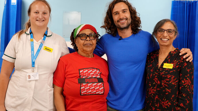 Joe Wicks and BGS President Jugdeep Dhesi